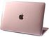 Hard Plastic Body Shell Case with Keyboard Skin Cover for Apple MacBook Air 13 - 13.3in - Gold