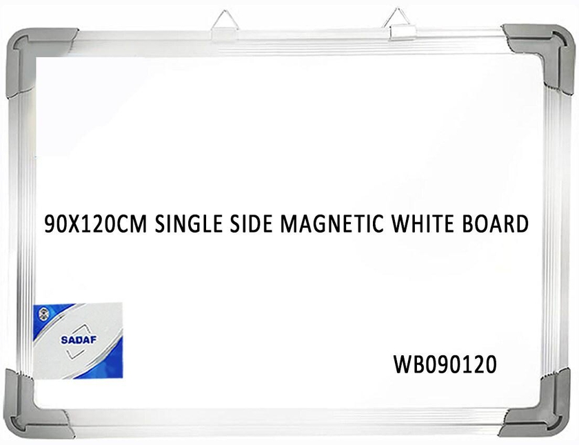 WHITE BOARD 90X120CM  SINGLE SIDE MAGNETIC