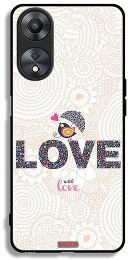 Oppo A58 5G Protective Case Cover Love With Love