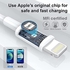 Fast Charging [Apple MFi Certified] MD818 Lightning Cable 2.4A for iPhone 14 Pro Max / 13/12 / 11 / XMax/XR/Xs / 8 Plus/SE / 7/8 / 6s - White