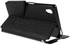 Roar Diary View Leather Flip Cover for Sony Xperia Z5 / Z5 Dual - Black