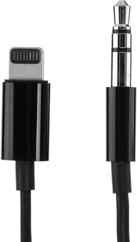 Apple 3.5MM Audio Jack Cable with Lightining Connector, Black