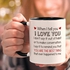 YHRJWN Valentines Gifts for Him Her, When I Tell You I Love You Coffee Mug, Love Gifts for Him Her, Valentines Day Anniversary Birthday Gifts for Boyfriend Girlfriend Husband Wife, 11 Oz