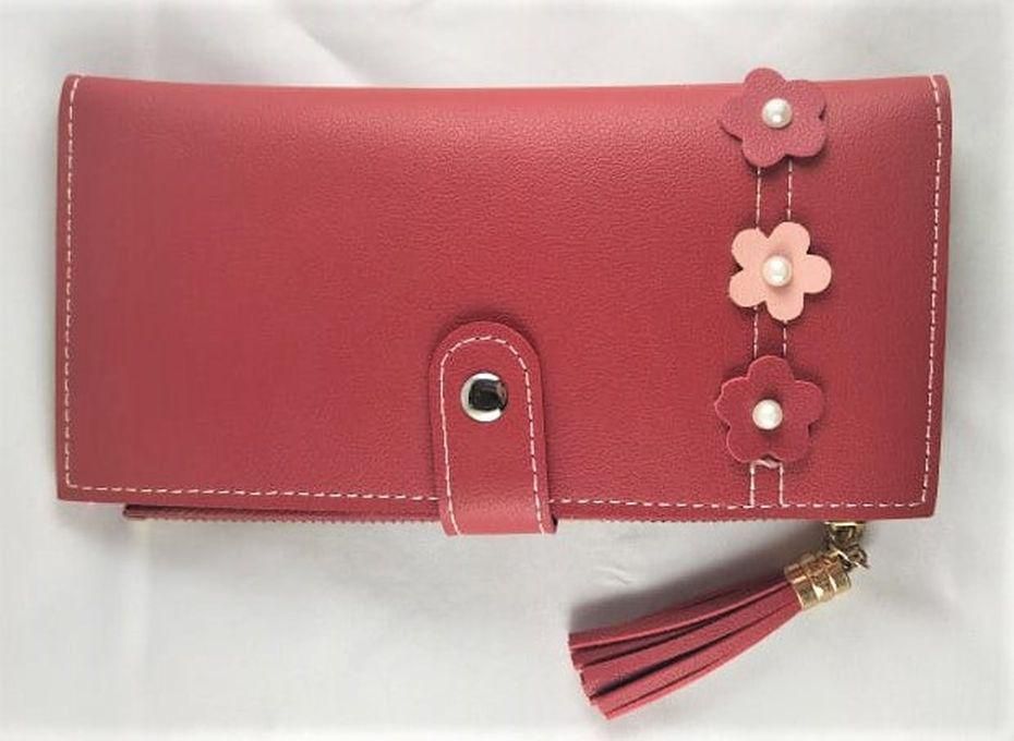 Wallet - Red Color Leather