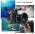 Waterproof Camera Protective Diving Case Black