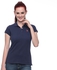 U.S. Polo Assn. 2132308N1CK-NVRD Polo Shirt for Women - S, Navy Blue/Red