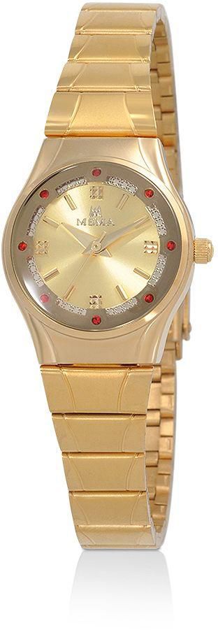 Mema Analog Watch For Women - Stainless Steel , Gold - MM5583L010101R