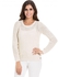 Only Geena Knit Pullover for Women - S, Pumice Stone