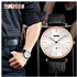 Skmei Vintage Men Leather Band Stainless Steel Sport Military Quartz Wrist Watch