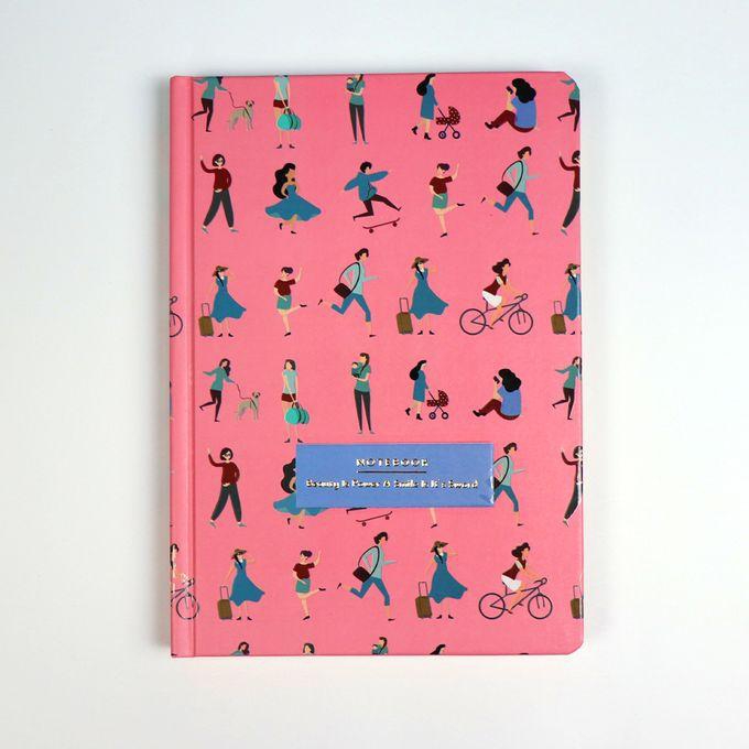 Girls A5 Printed Notebook (Pink)