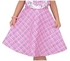 Ceemee Pink Capped Sleeve Cotton Dress