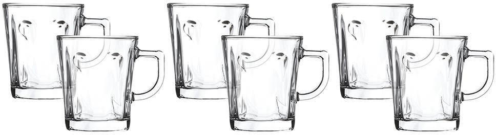 Get Blink Max Glass Mug Set, 6 Pieces, 260 ml - Clear with best offers | Raneen.com