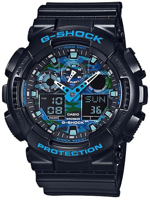 G-Shock Graphic Dial Resin Quartz Men's Watch GA100CB-1A