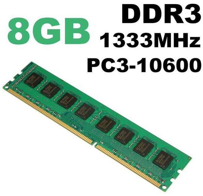 8GB DDR3 PC3-10600 1333MHz Desktop PC DIMM Memoria RAM 240 Pins For AMD System