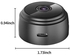 1080P Wireless Mini Hidden Camera with Motion Detection Portable Night Vision Surveillance Camera White