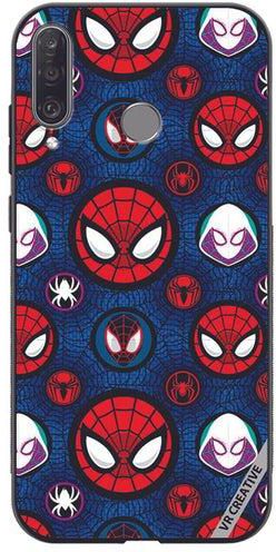 Protective Case Cover For Huawei P30 Lite Spiderman Design Multicolour