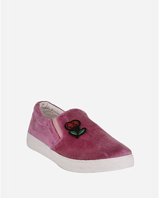 Joelle Slip On Fruit Shoes-Pink