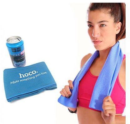 Hoco cool fluorescent Blue towel sport - Blue