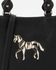 Genuine Horse Metal Bag - Black
