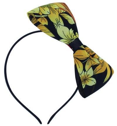 ربطة رأس بفيونكة ضخمة متعدد الألوان