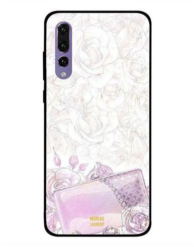Skin Case Cover -for Huawei P20 Pro Pink Roses And Pouch Pink Roses And Pouch