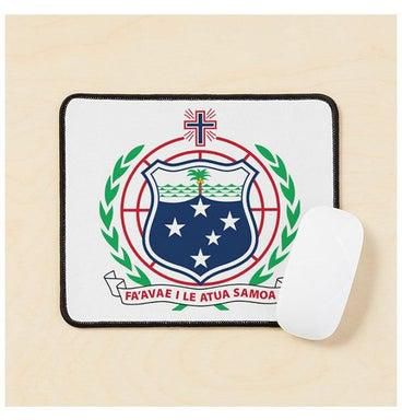 Coat Of Arms Of Independent State Of Samoa Mouse Pad Multicolour