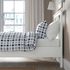HEMNES Bed frame - white stain/Luröy 90x200 cm