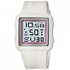 Poptone Watch for Unisex by Casio , Digital , Resin , White , LDF20-7A