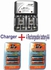 M & P Rechargeable Battery Charger + 4 AA Rechargble Batteries