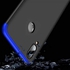 3 in 1 GKK 360 Degree Full Body Protection Shockproof Hard Bumper Back Case Cover for Samsung Galaxy M20 - Black Blue