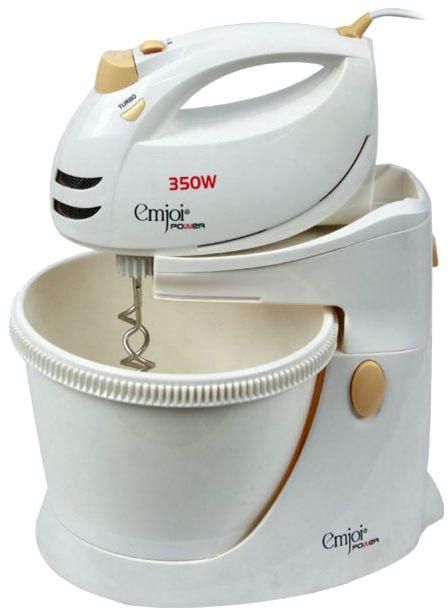 Emjoi Hand Mixer, 350 Watt, White - UEHM 201