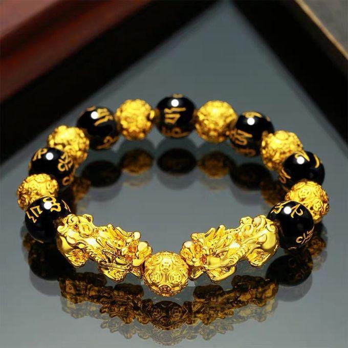 Obsidian Wealth Bracelet Fashion Jewelry