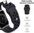 Replacement Band For Apple Watch Series Nike+ Sports Edition 44/45mm - Black