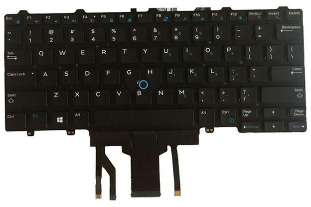 Replacement Keyboard US Backlit For Dell Latitude E5450 E7250 E7450