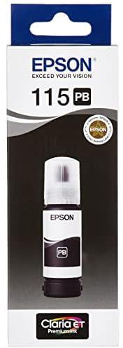 Epson 115 EcoTank Photo Black ink bottle, C13T07D14A