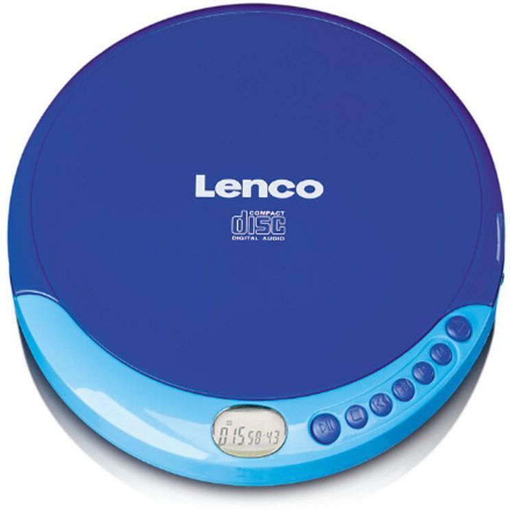 Lenco CD-011 Portable Discman CD Player Blue
