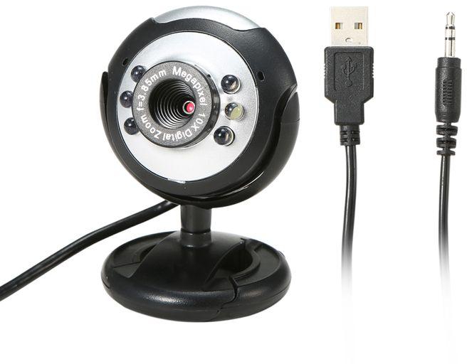 640P Webcam Live Streaming Webcam With Microphone 360 Degree