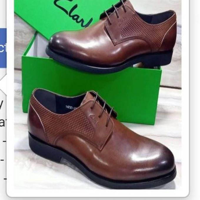 Clarks Cooperate Men Shoe- Brown