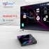 H96 أقصى 9.0 Android TV Box Rockchip RK3318 4GB + 64GB 4K Google Voice Assistant Media Player