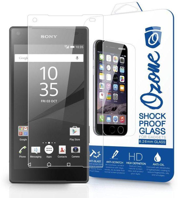OZONE Shock Proof Tempered Glass Screen Protector for Sony Xperia Z5