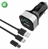 LOVPHONE Quick Charger 3.0 Dual Ports USB Car Charger