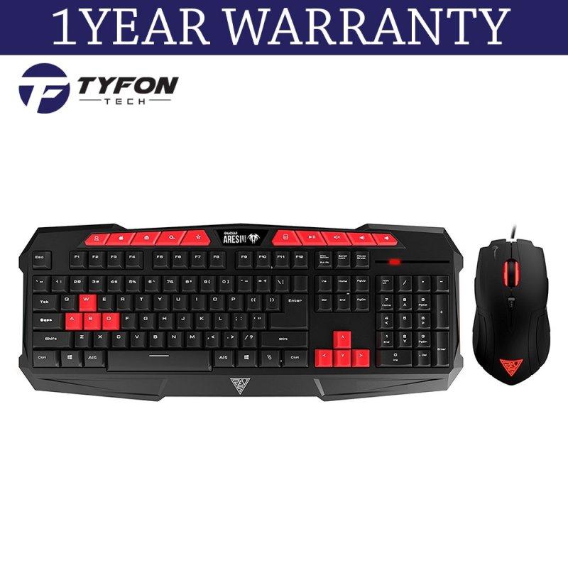 Gamdias Ares Essential V2 Combo Keyboard + Gaming Mouse (Black/Red)
