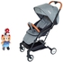 Moon Ritzi Cabin Stroller Grey + Pull String Musical Toy- Babystore.ae