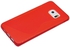 حافظة تي بي يو هلامية بشكل S لهواتف سامسونج جالاكسي 6S ادج بلس G928 بقياس 0.6 ملم - احمر