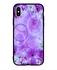 Skin Case Cover -for Apple iPhone X White Butterflies on Purple Floral White Butterflies on Purple Floral