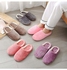 Casual Winter Slip-On Flat Lounge Shoes Grey