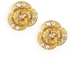 18K Gold Plated Floral Shape Jewelry Set, 241268-D