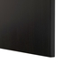 LAPPVIKEN Drawer front - black-brown 60x26 cm