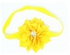 Bow Slim Headband With Diamond Yellow/Clear