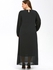 Plus Size Muslim Lace Insert Maxi Long Sleeve Dress